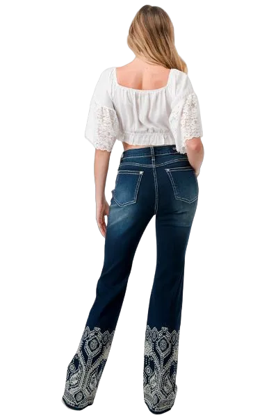 Grace Women's in LA Dark Wash Bootcut Women's Jeans