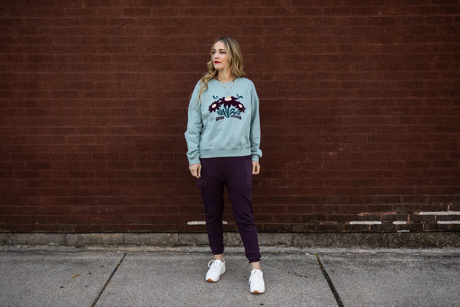 grow strong sweatshirt