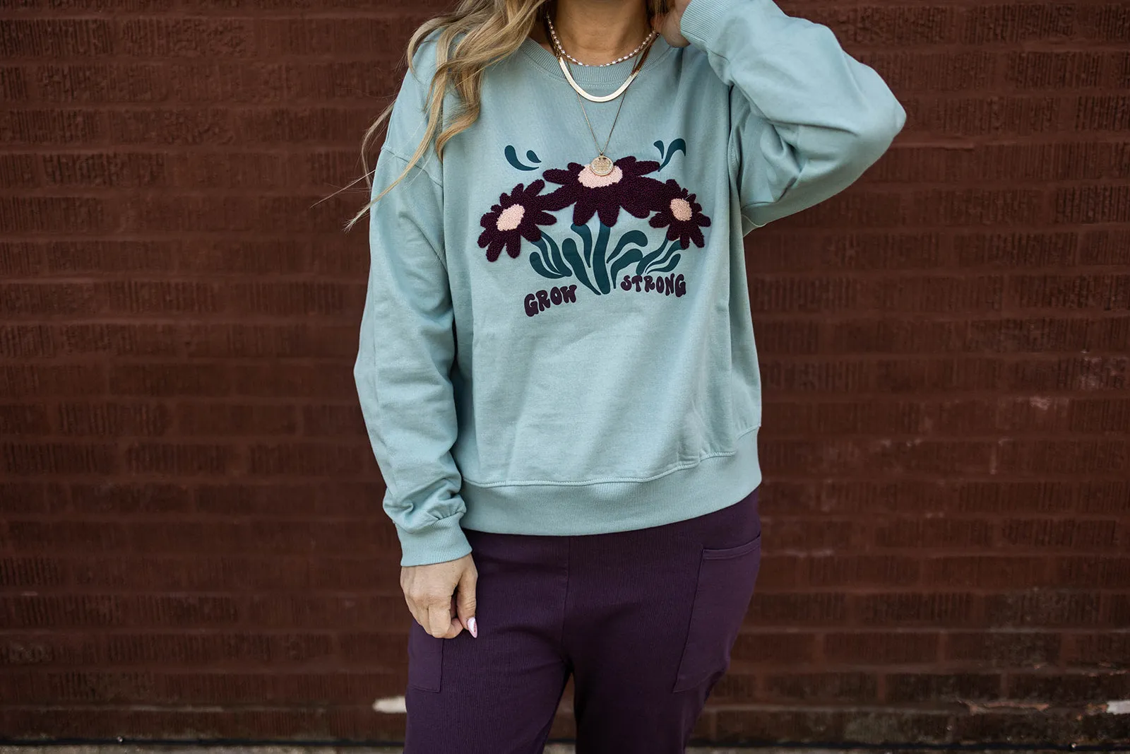 grow strong sweatshirt