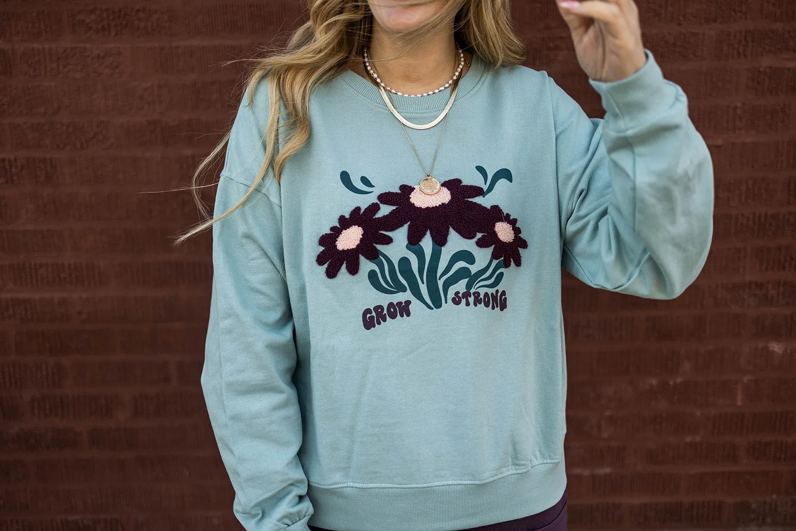 grow strong sweatshirt