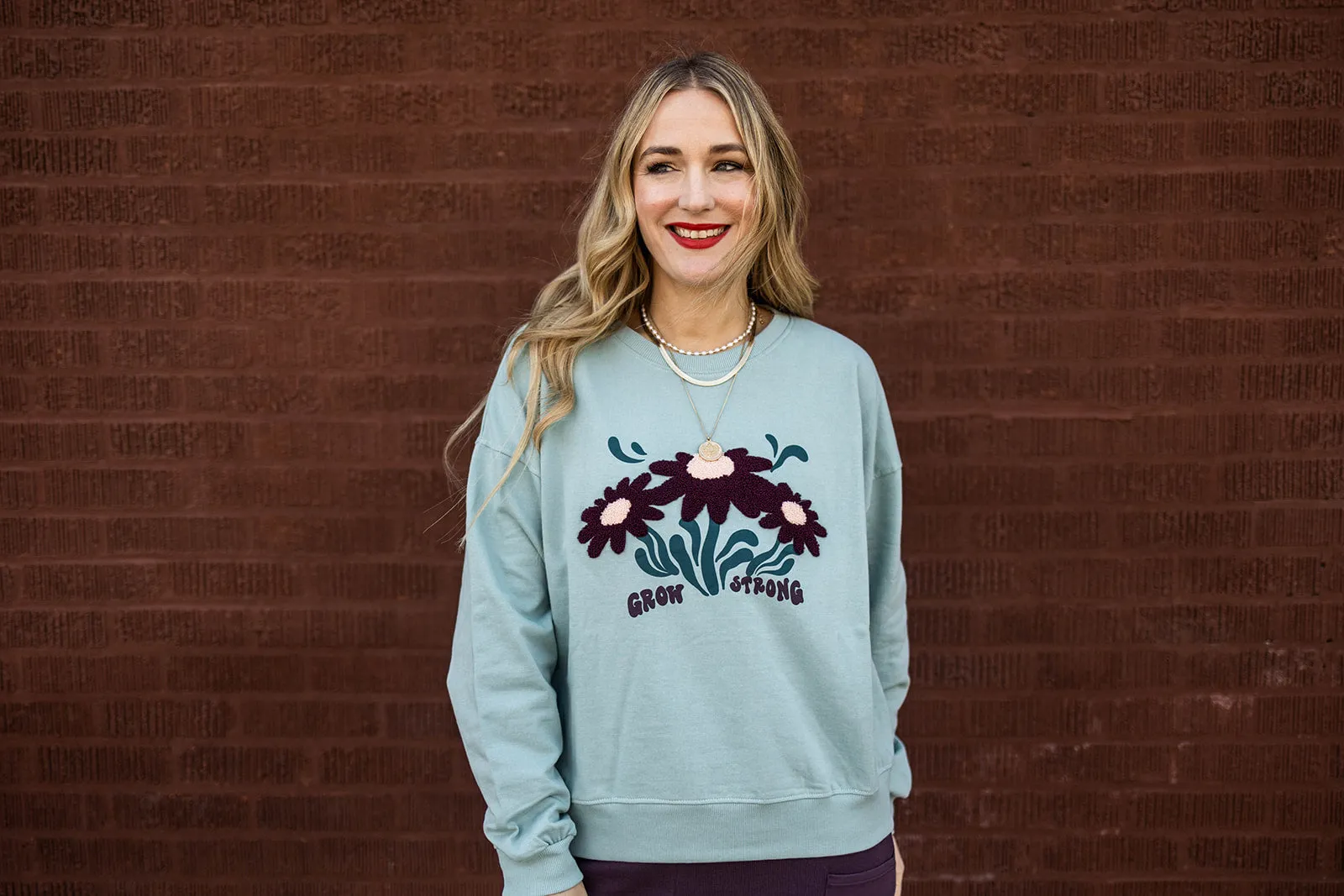 grow strong sweatshirt