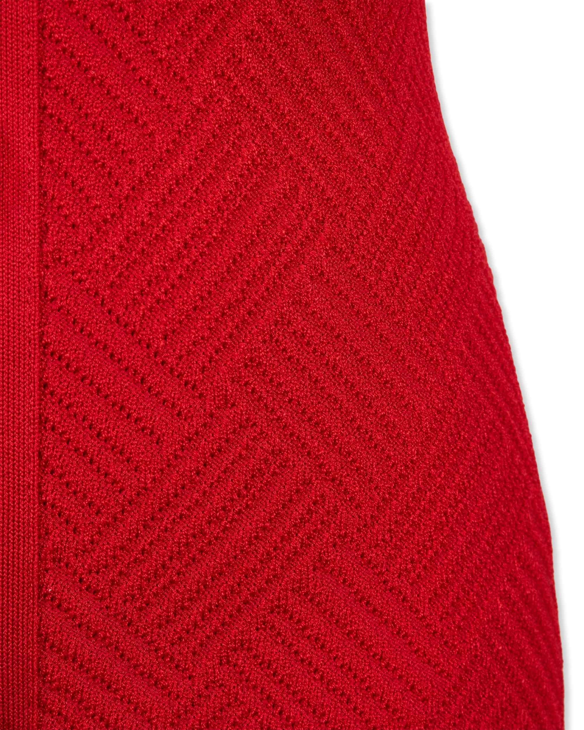 Halterneck Button Knit Mini Dress