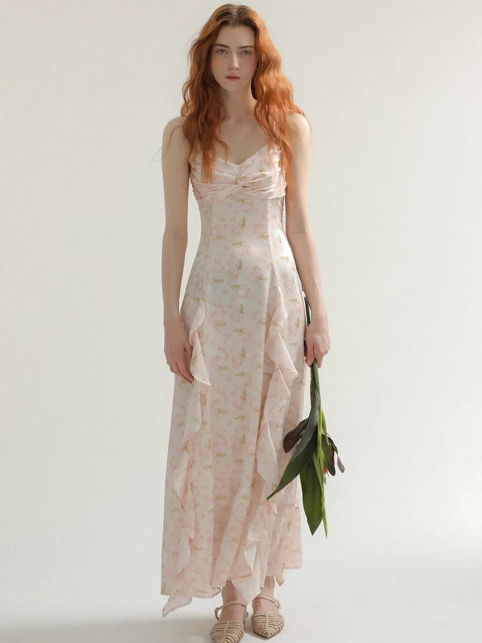 Hannah ruffle sleeveless dress