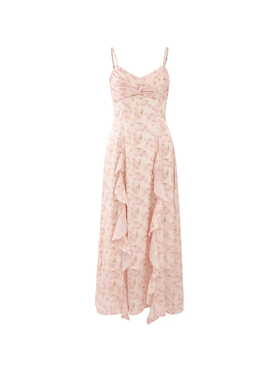 Hannah ruffle sleeveless dress