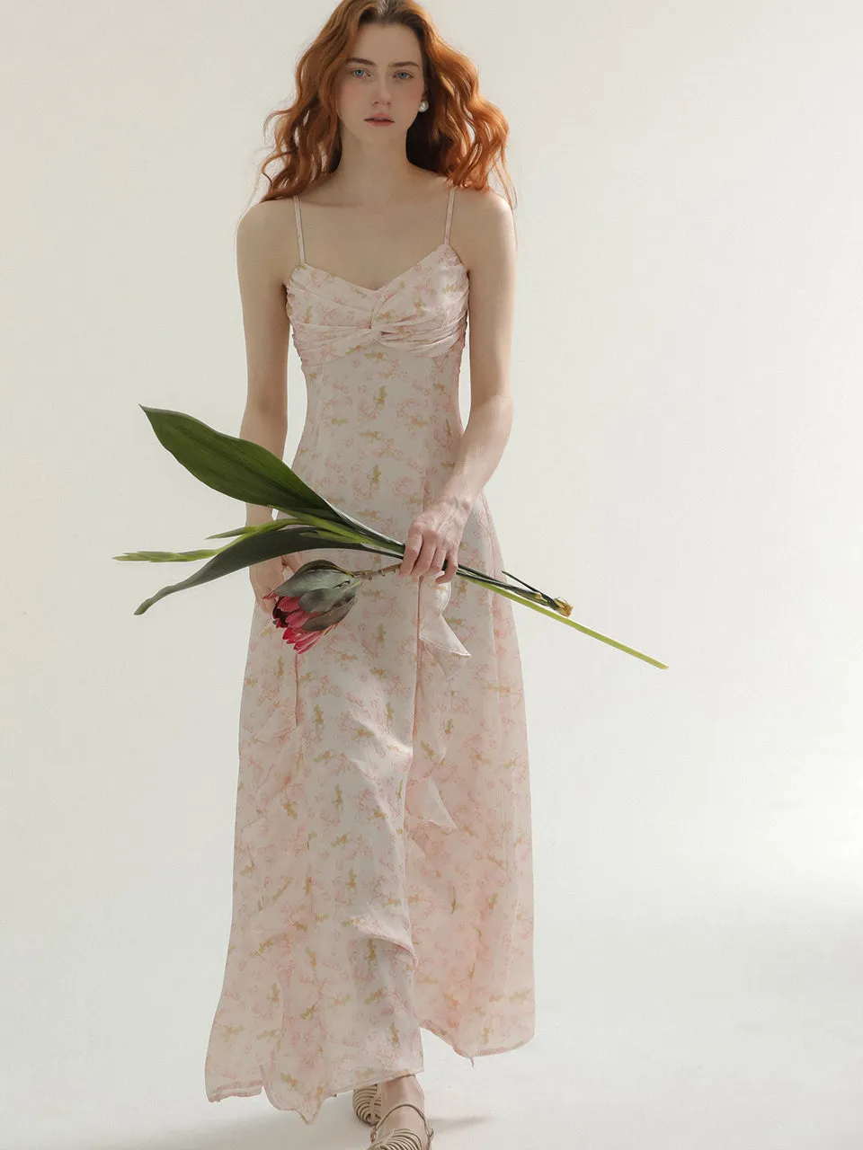 Hannah ruffle sleeveless dress