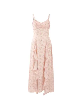 Hannah ruffle sleeveless dress