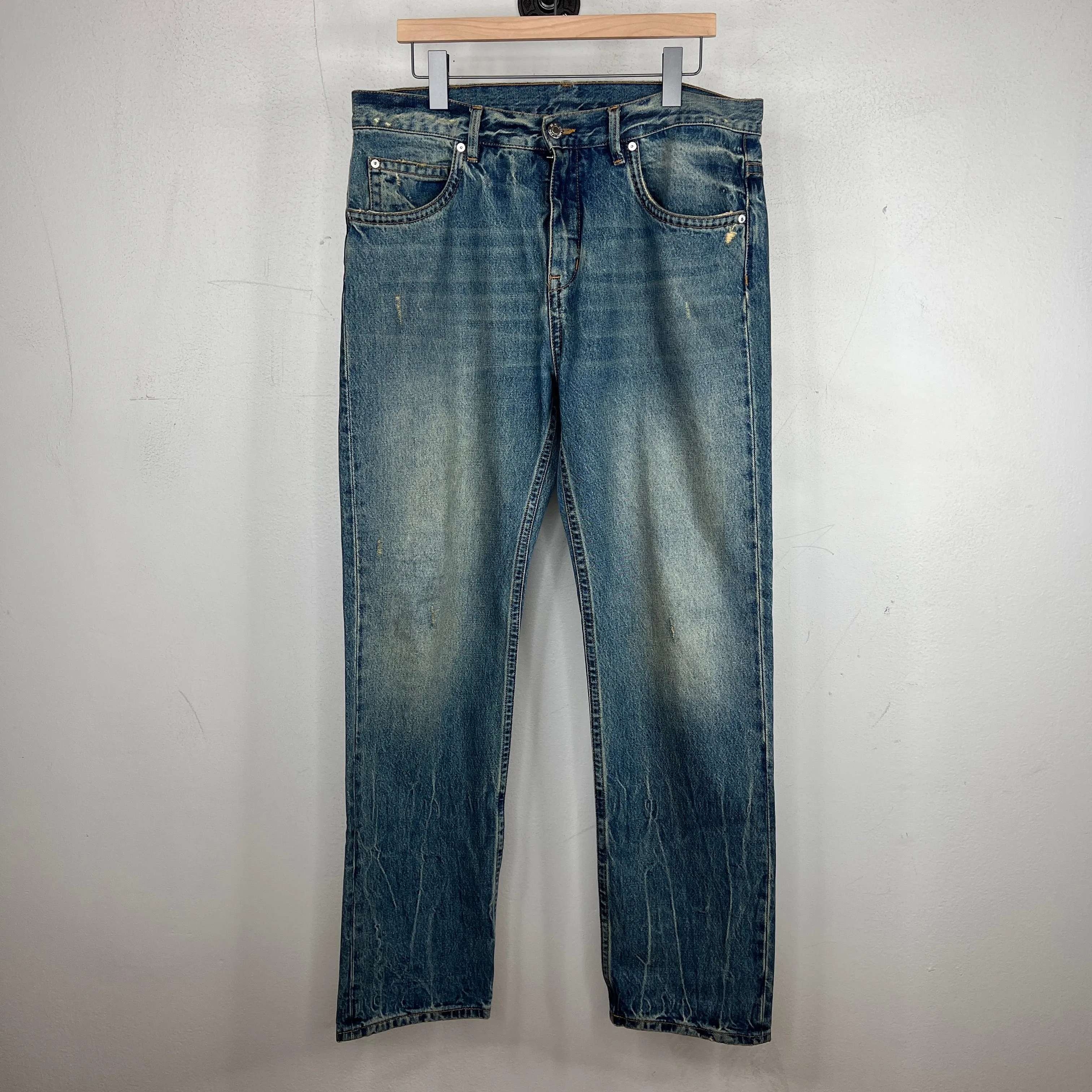Helmut Lang Washed Denim Jeans