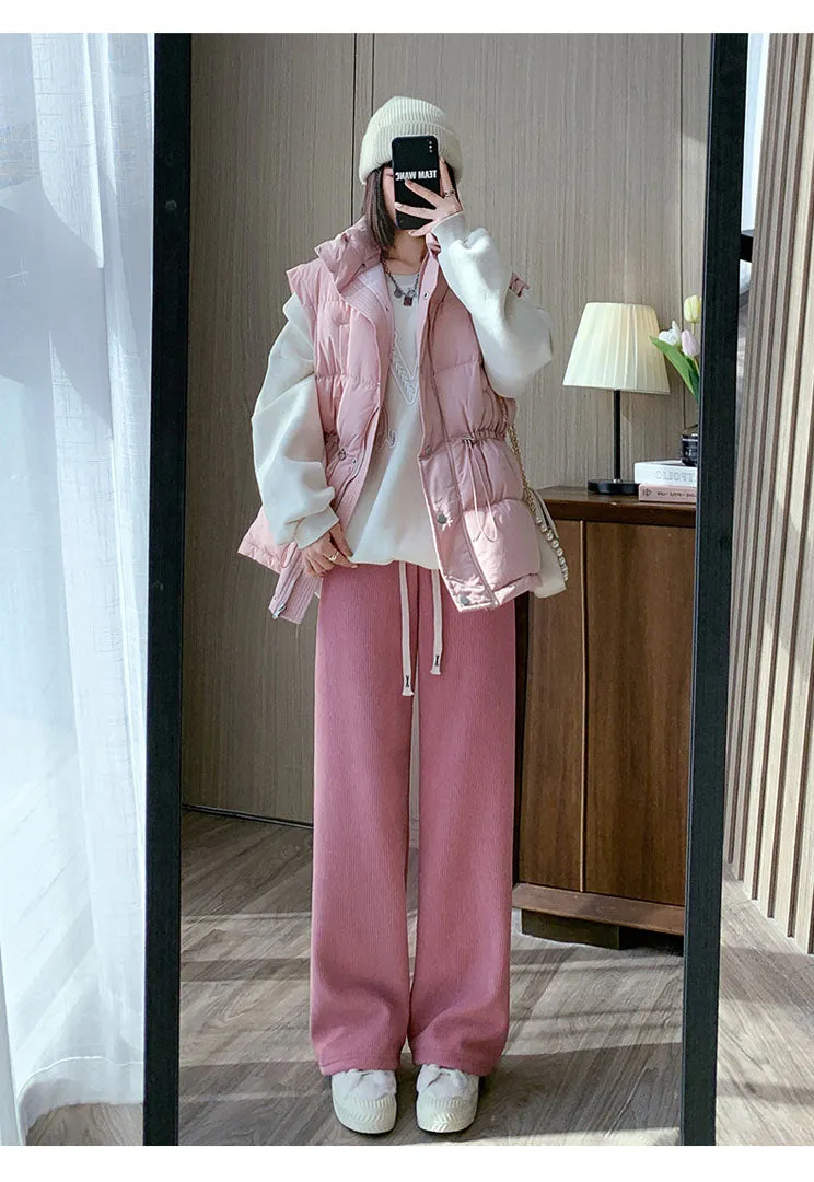 High waist women casual pant