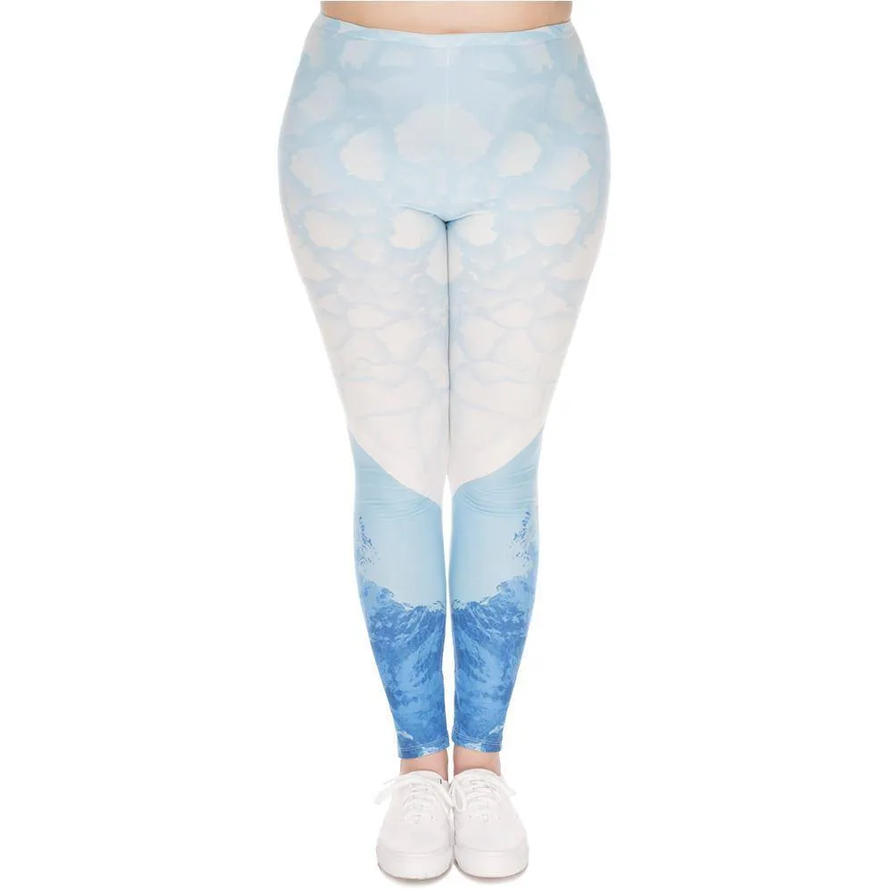 Iceberg Printed High Waist Leggings