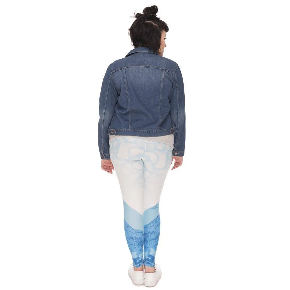 Iceberg Printed High Waist Leggings