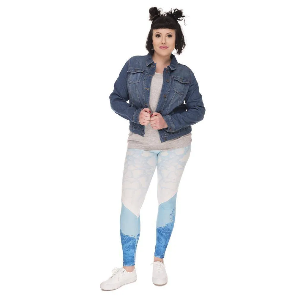 Iceberg Printed High Waist Leggings