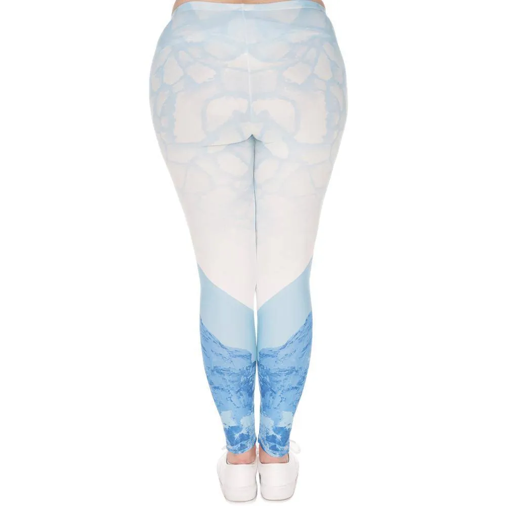 Iceberg Printed High Waist Leggings