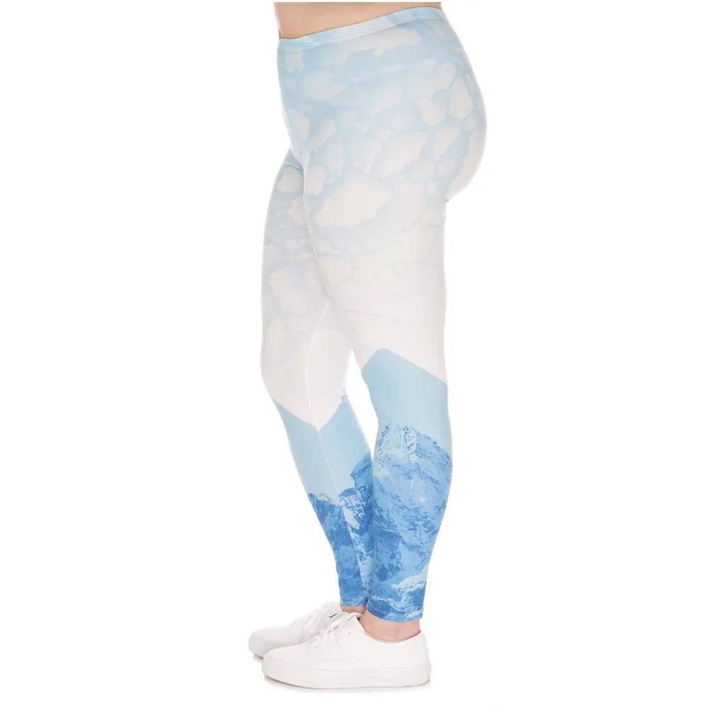 Iceberg Printed High Waist Leggings