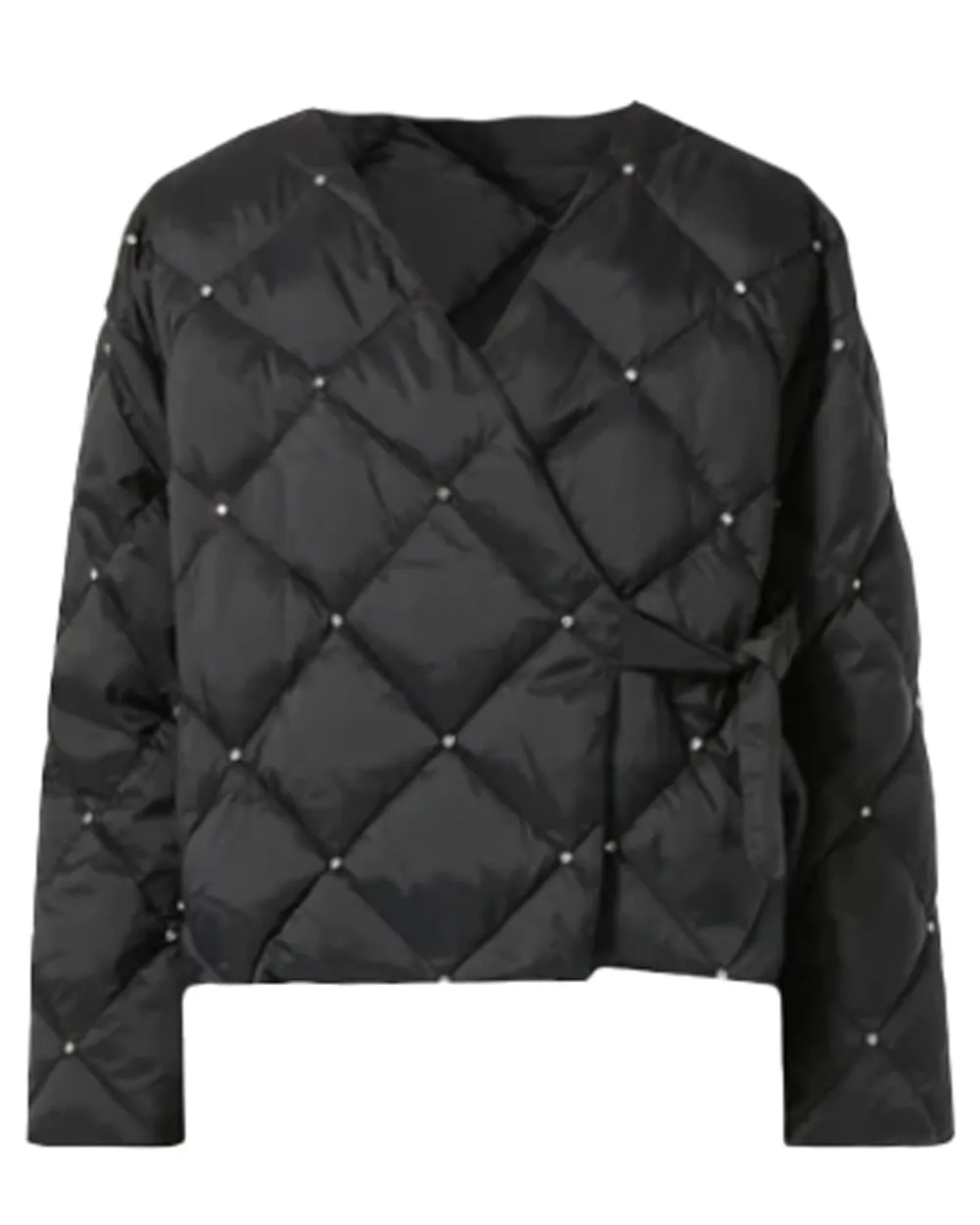 Ink and Crystal Vera Puffer Jacket