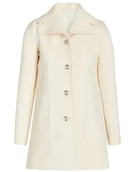 Ivory Gabardine Coat