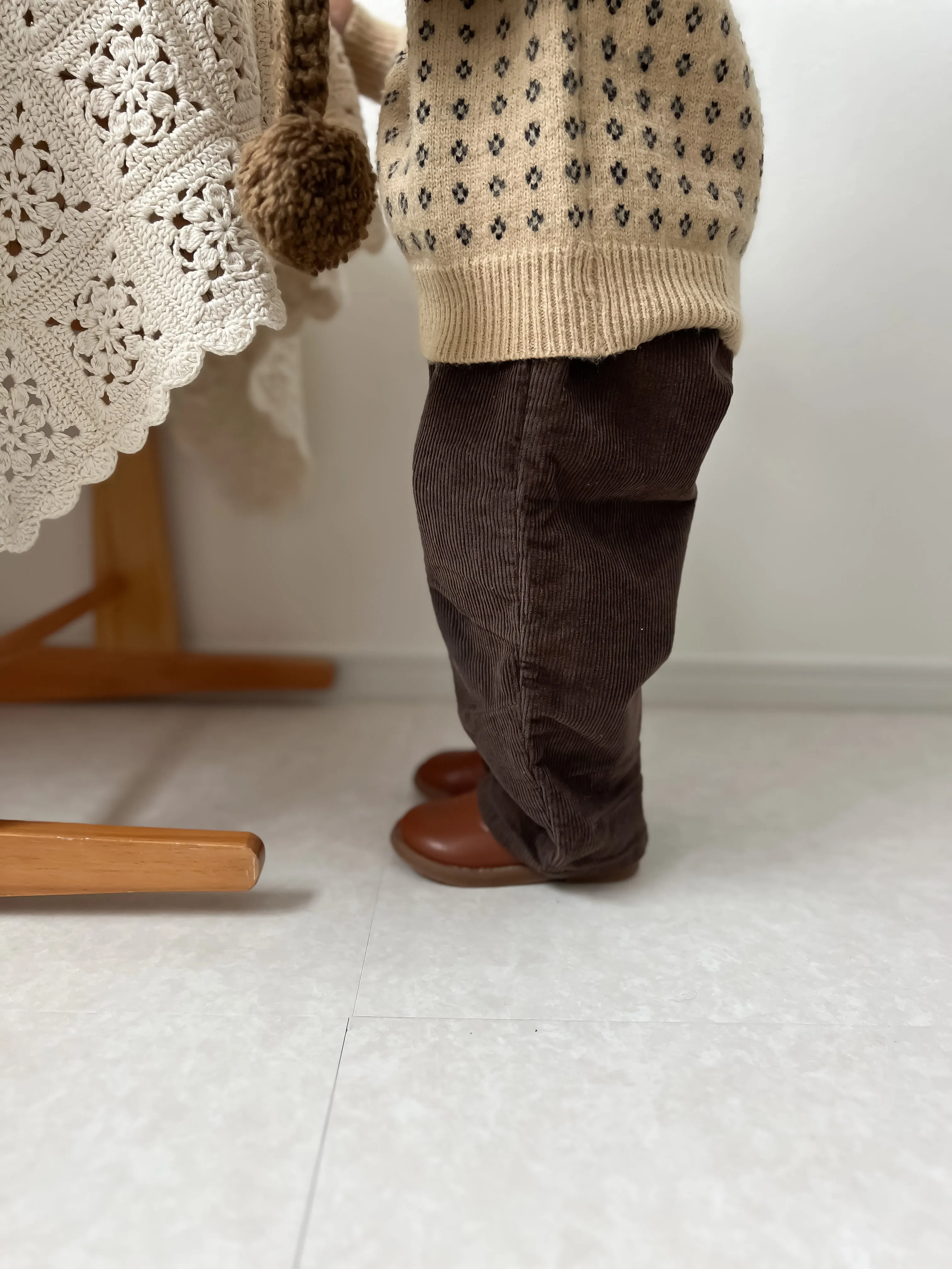 JEJEUNOSITY/ Dart corduroy pants