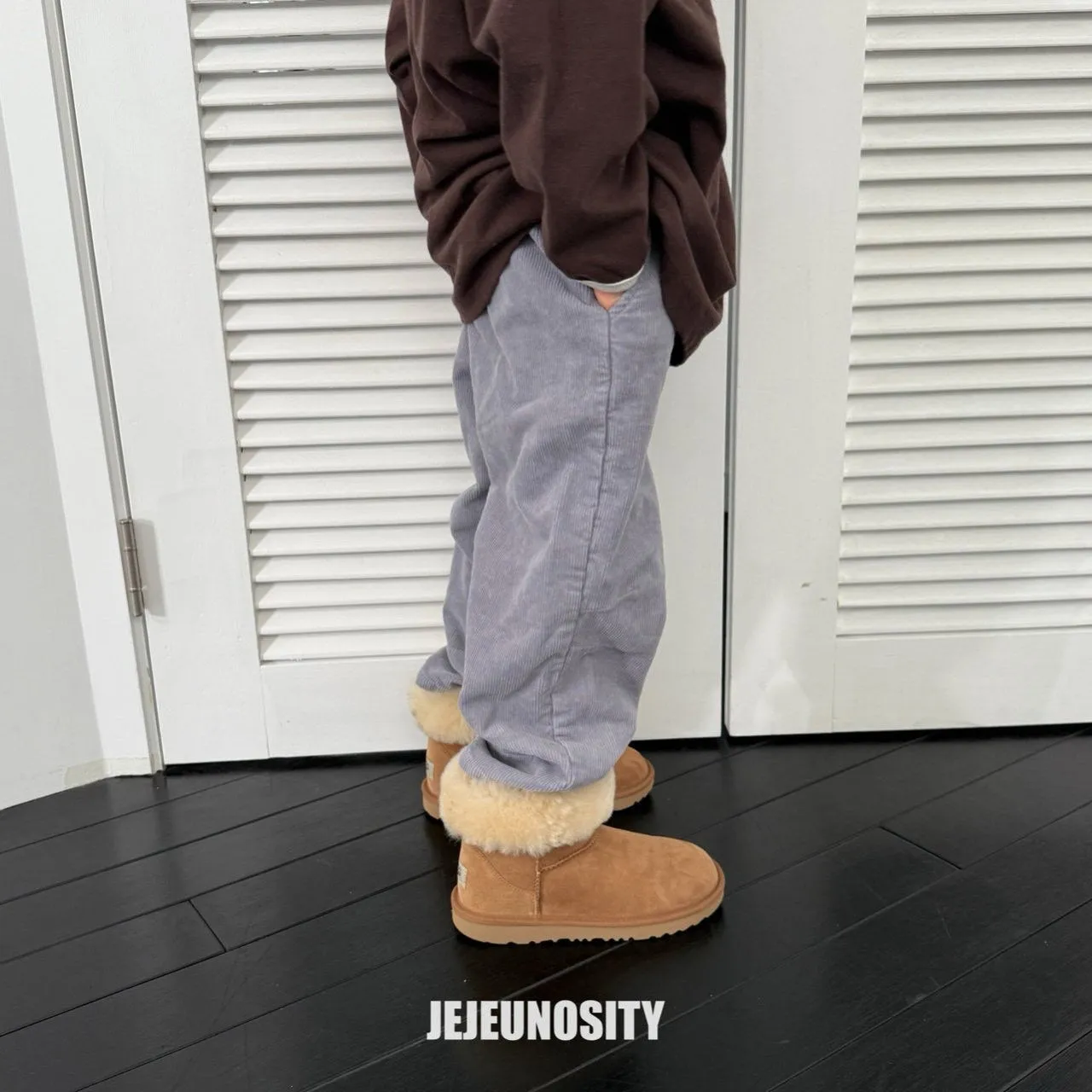 JEJEUNOSITY/ Dart corduroy pants