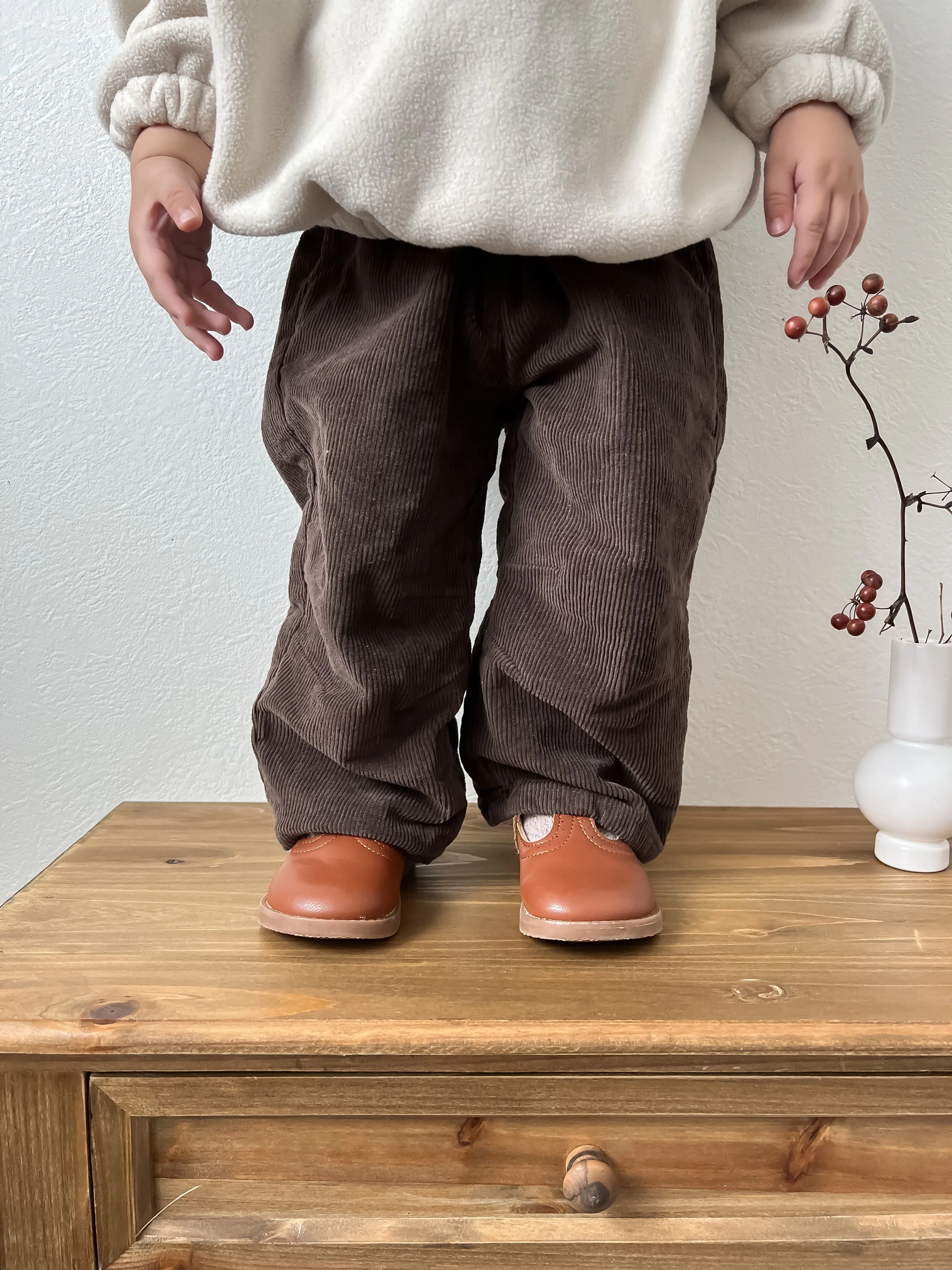 JEJEUNOSITY/ Dart corduroy pants
