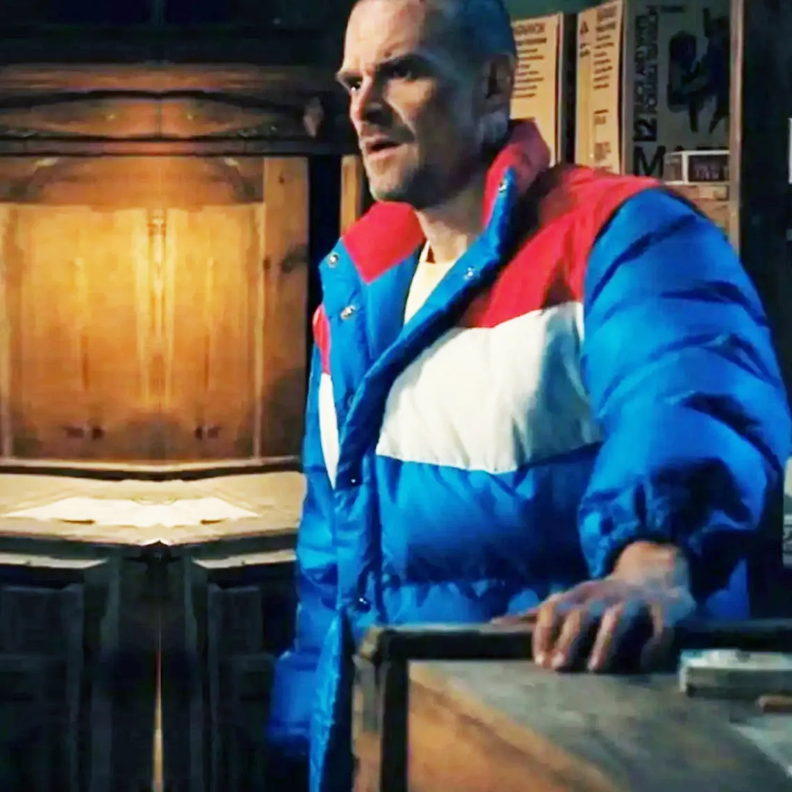 Jim Hopper Stranger Things S04 David Harbour Puffer Jacket