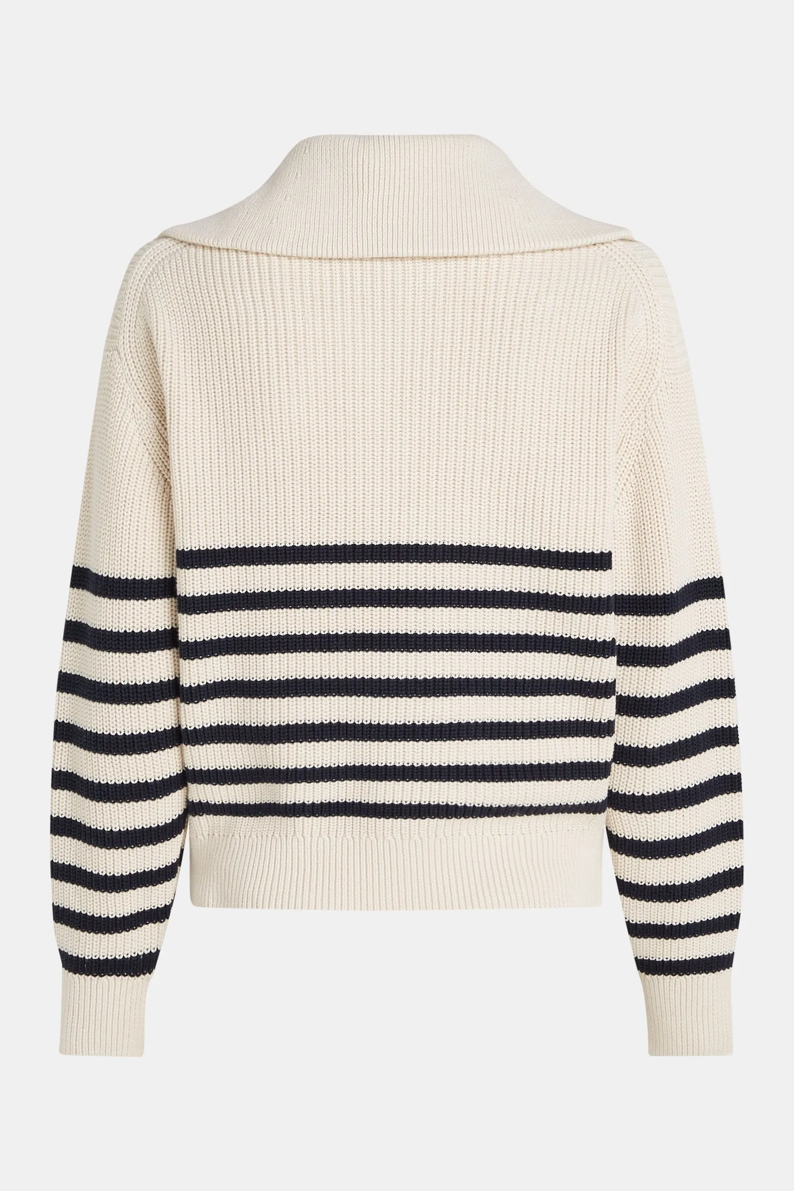 JUMPER (W24B282) ECRU - NAVY