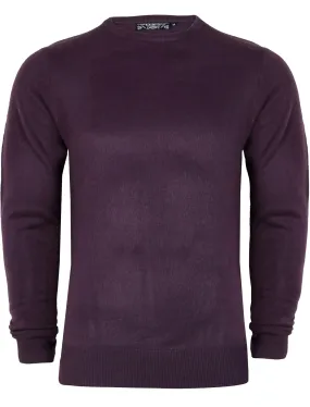 Kensington Dockside Ralph purple cashmilion soft jumper