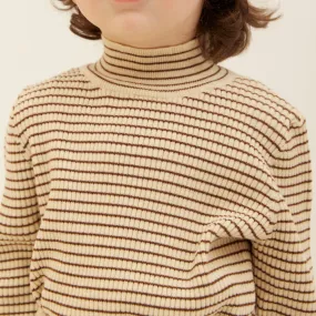 Knit T10 High Neck - Brown