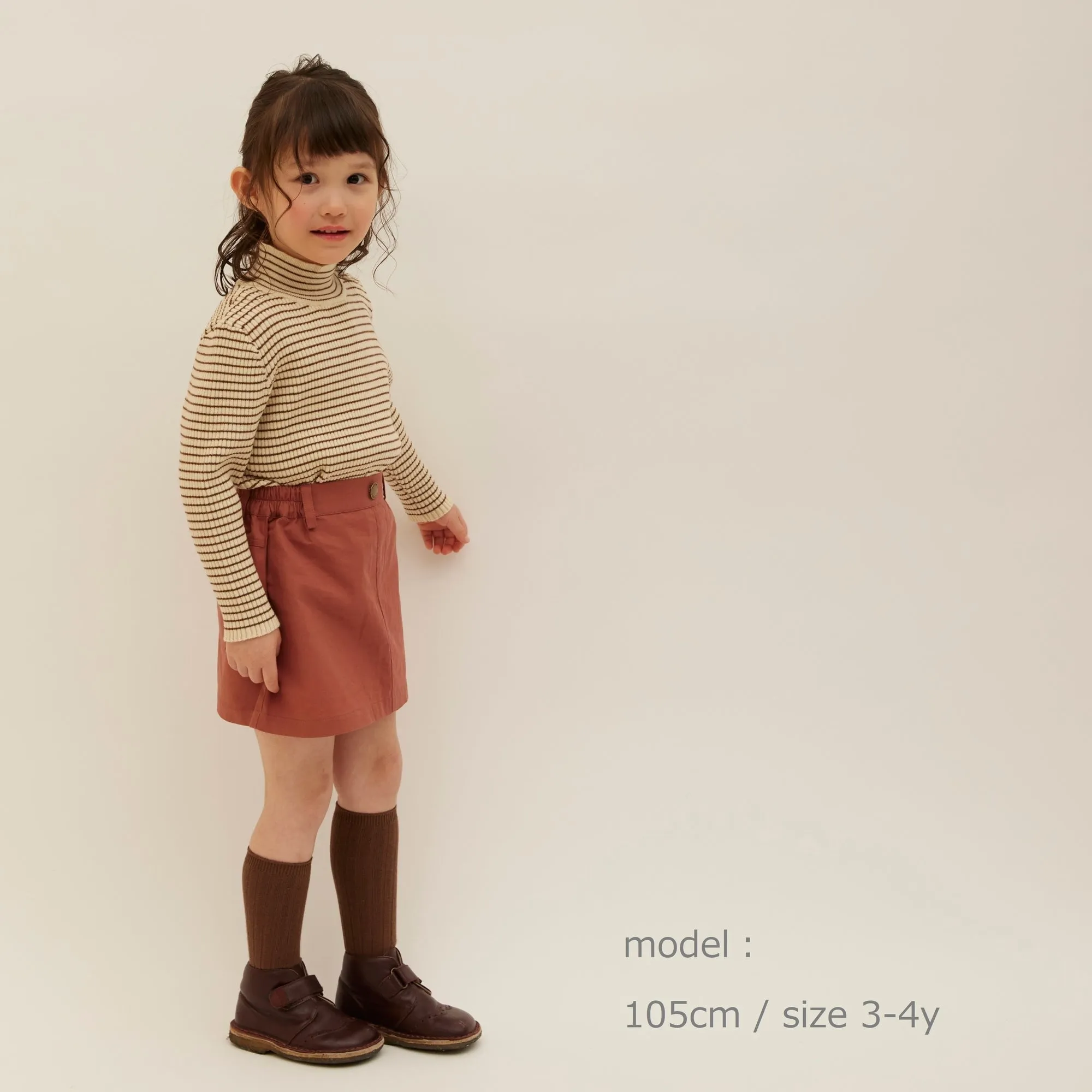 Knit T10 High Neck - Brown