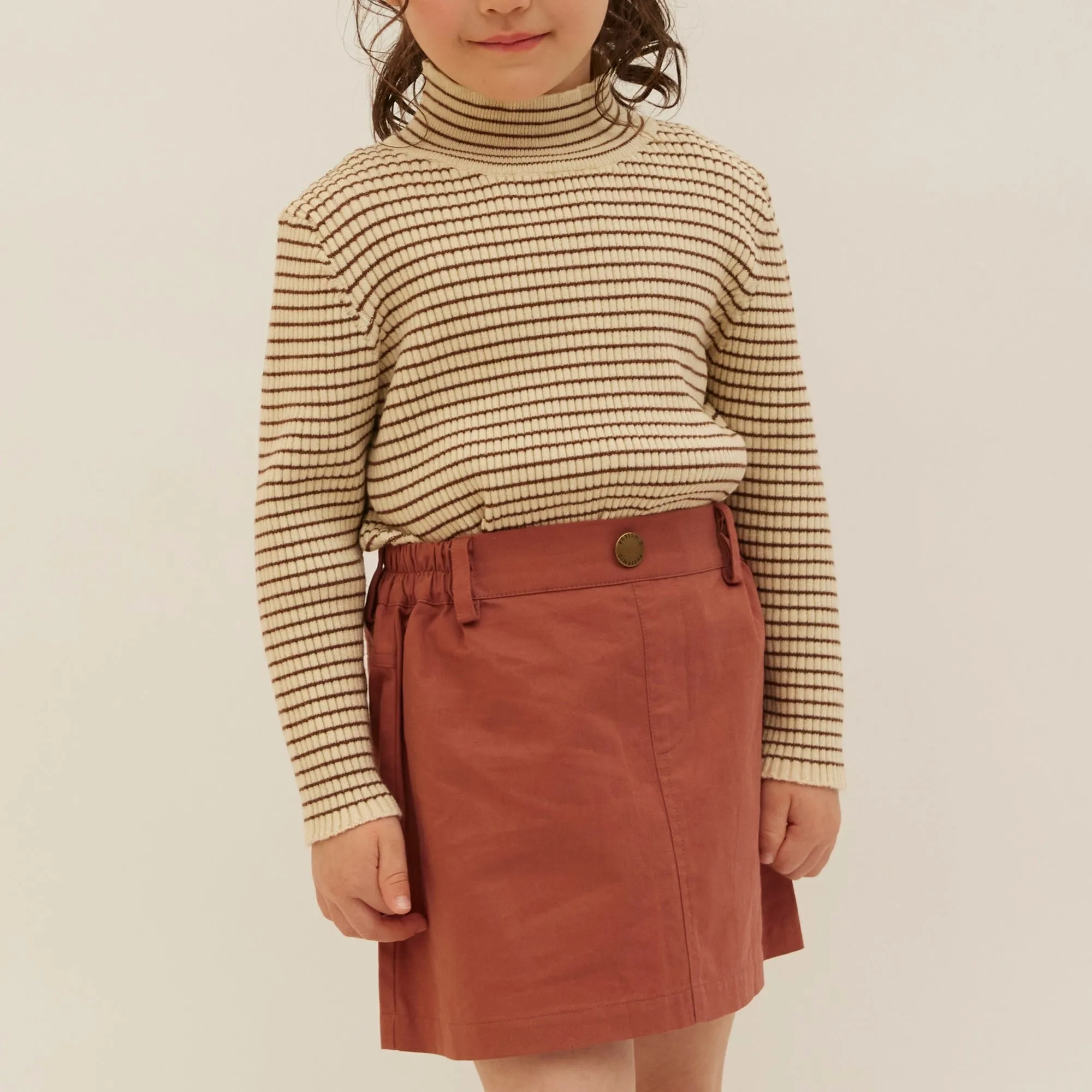 Knit T10 High Neck - Brown