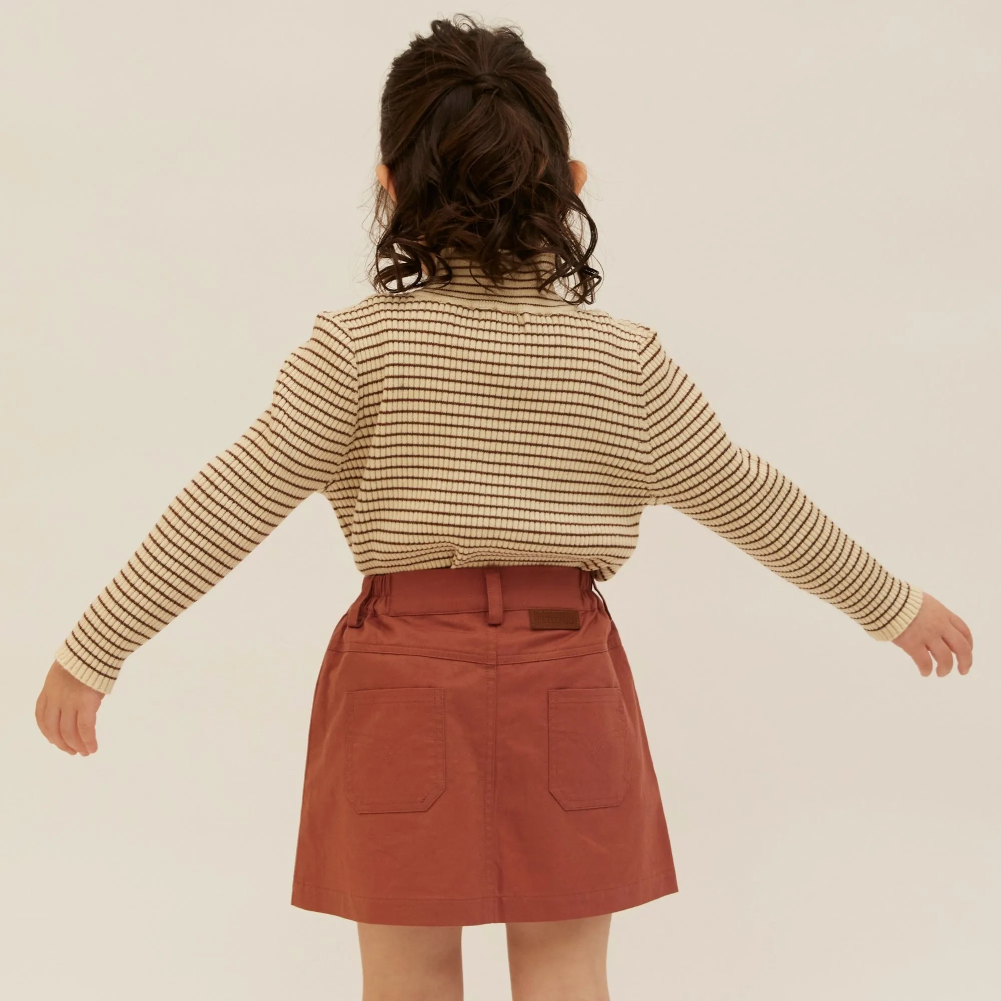 Knit T10 High Neck - Brown