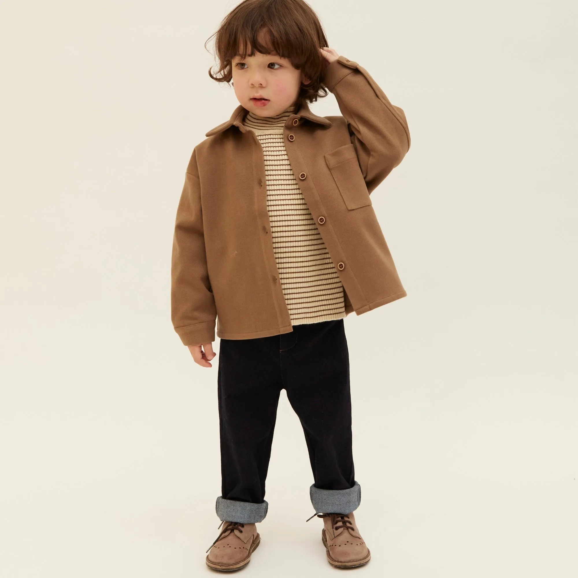 Knit T10 High Neck - Brown