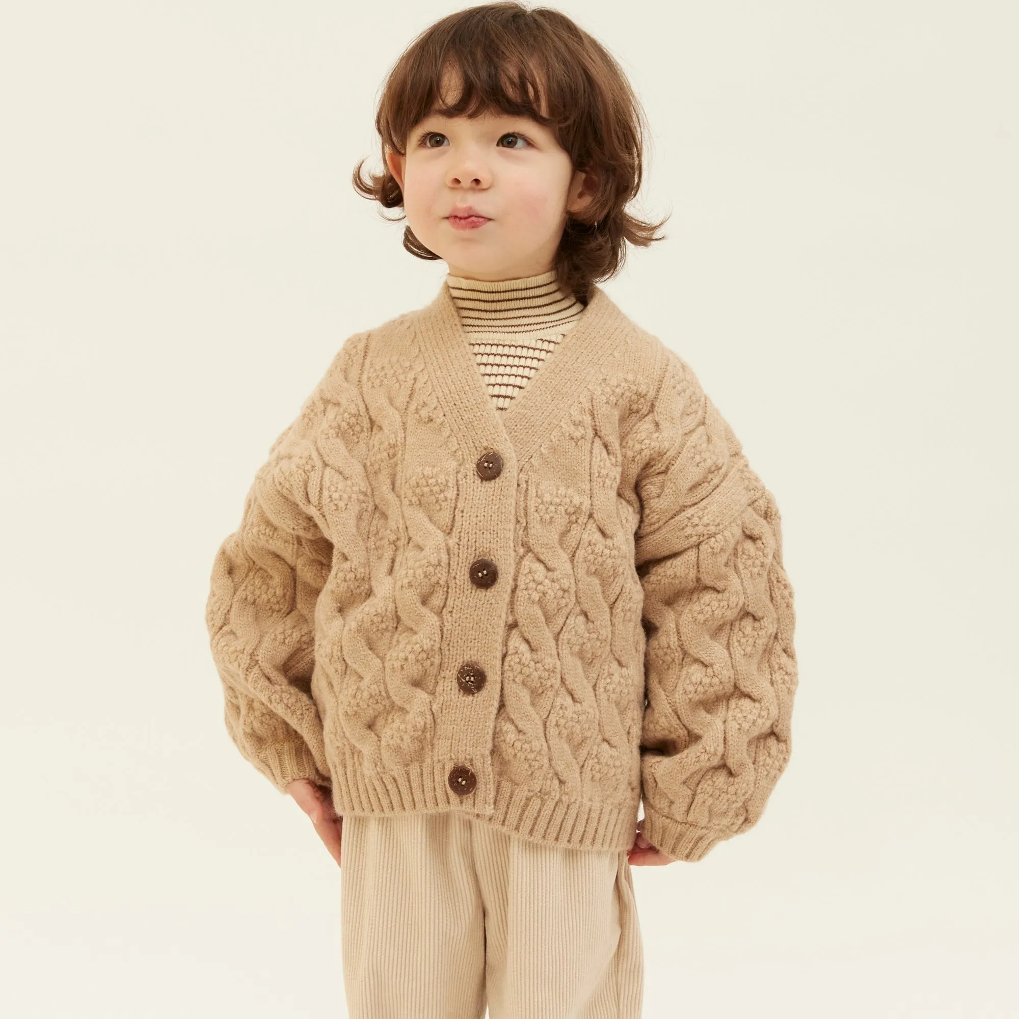 Knit T10 High Neck - Brown