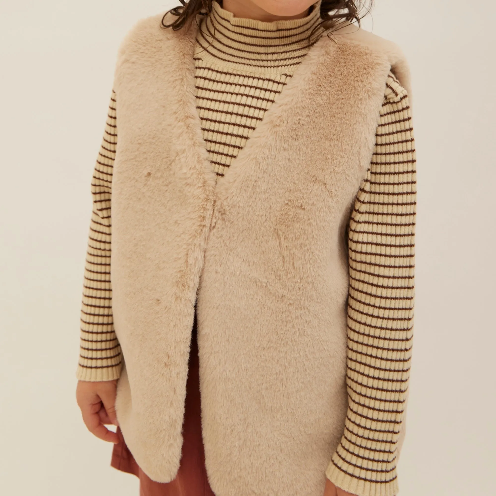 Knit T10 High Neck - Brown
