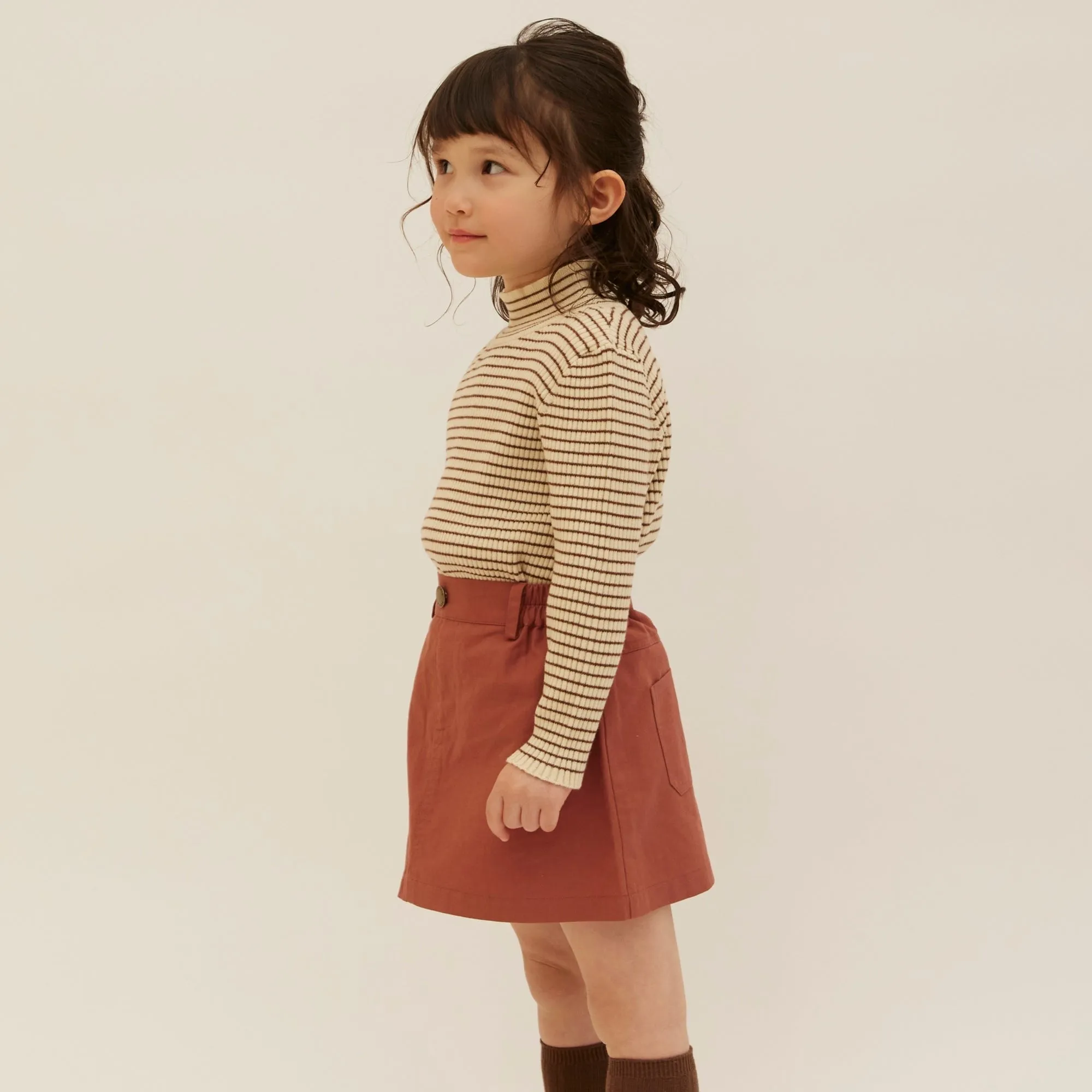 Knit T10 High Neck - Brown