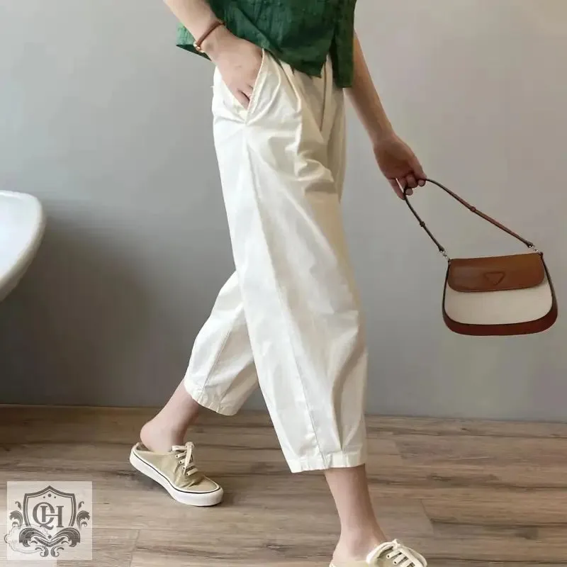 Korean High Waist Harem Pants