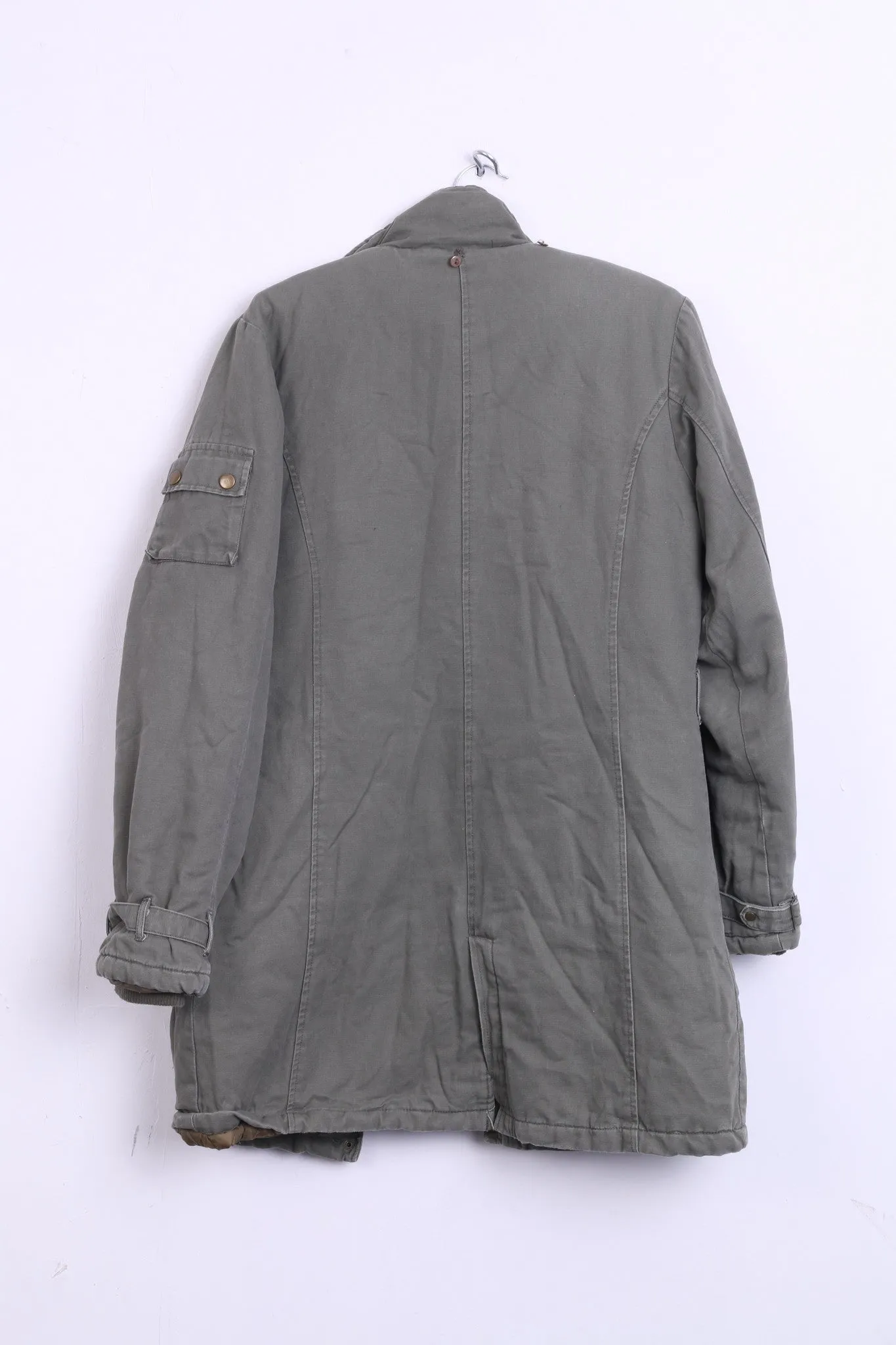 LANCHEN Womes XL Jacket Parka Green Cotton Padded Winter