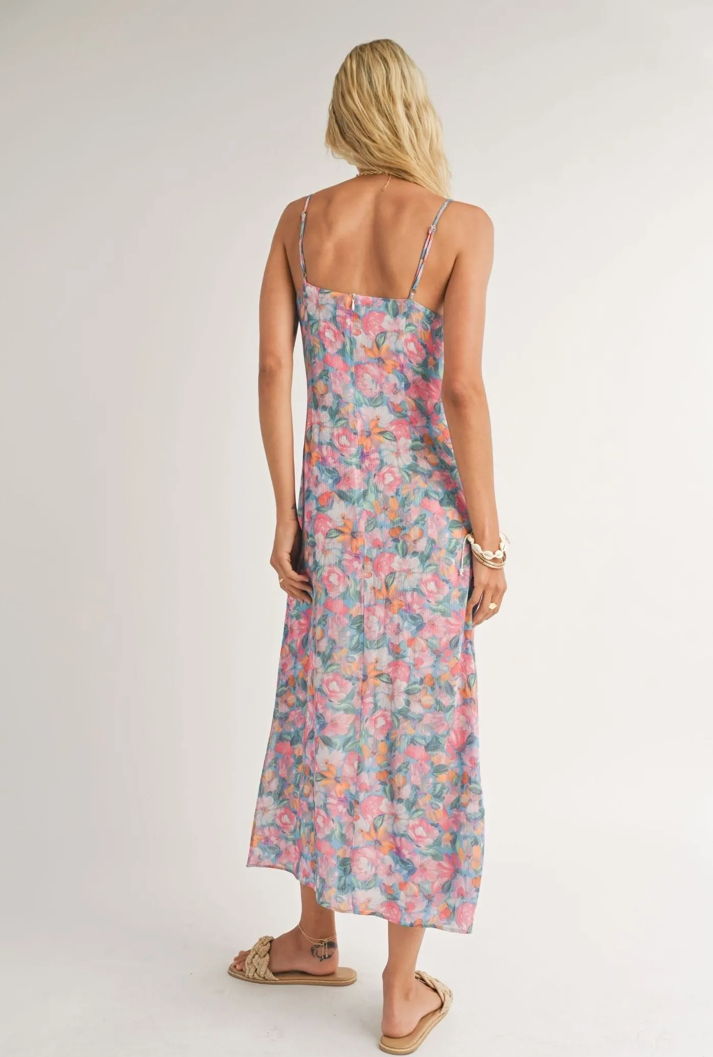 Lei Sweatheart Midi Dress