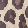 Leopard-Print Seamed Puffer Jacket