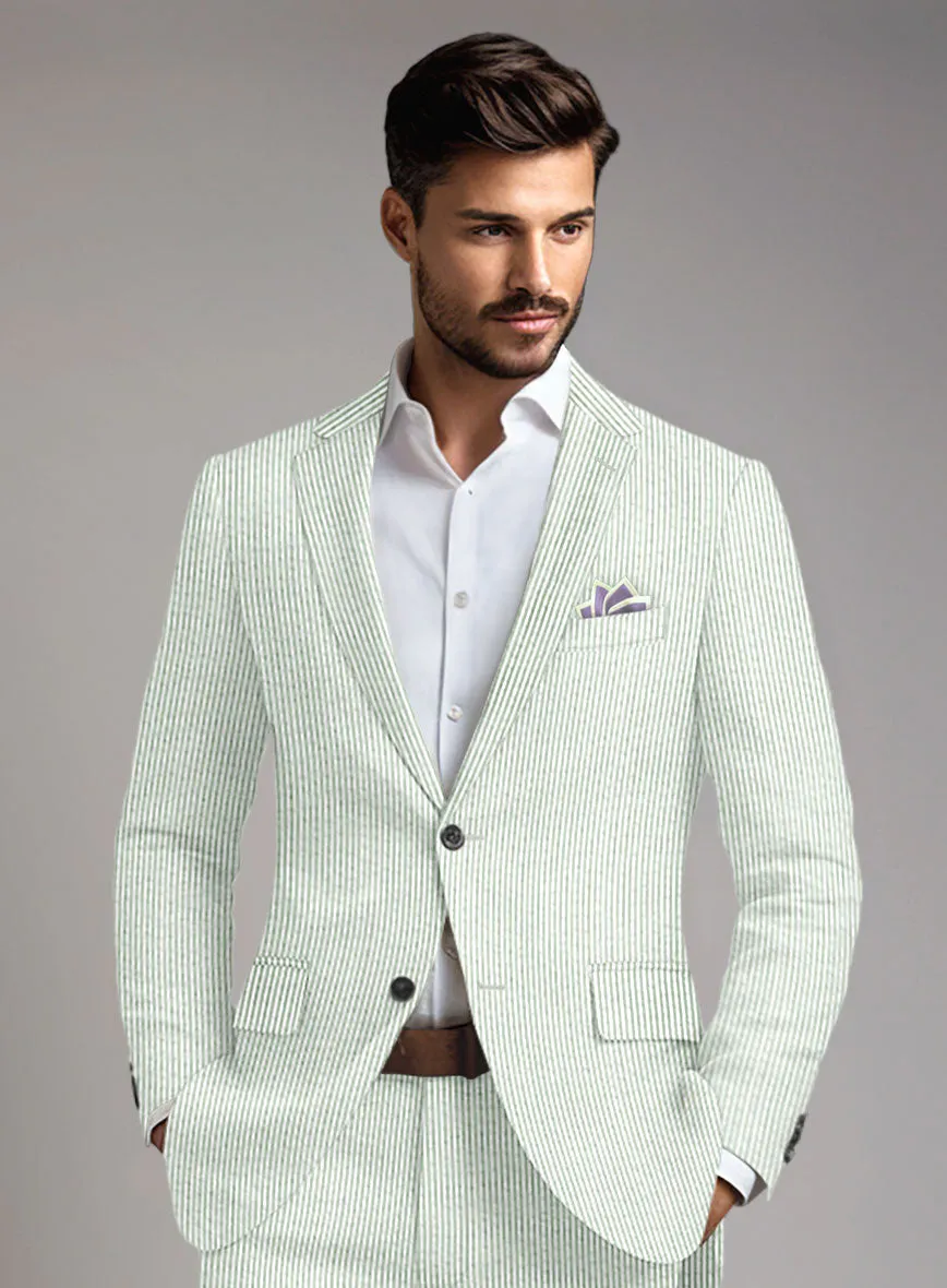 Light Green Seersucker Suit