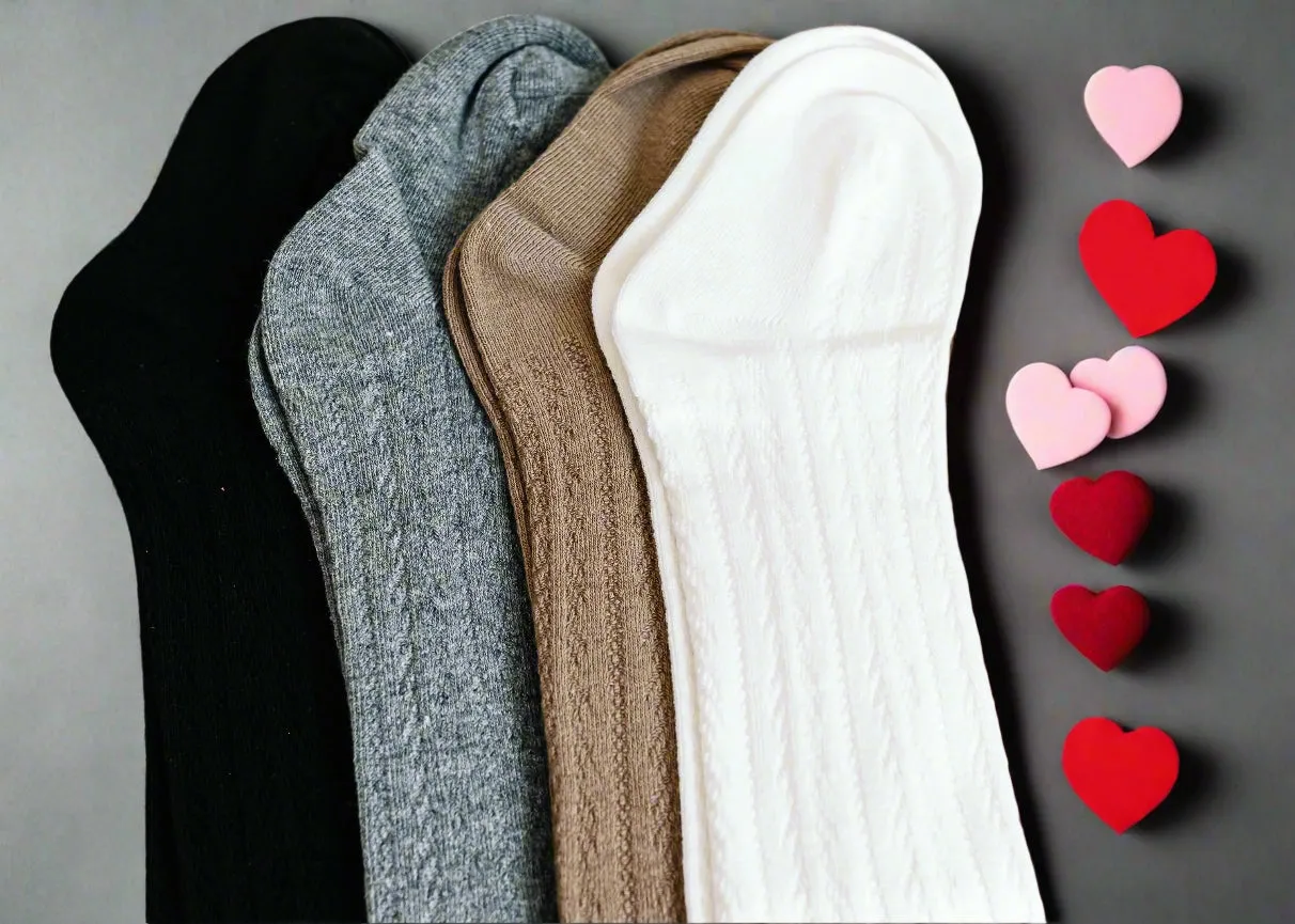 Little Love Bug Cable Knit Tights