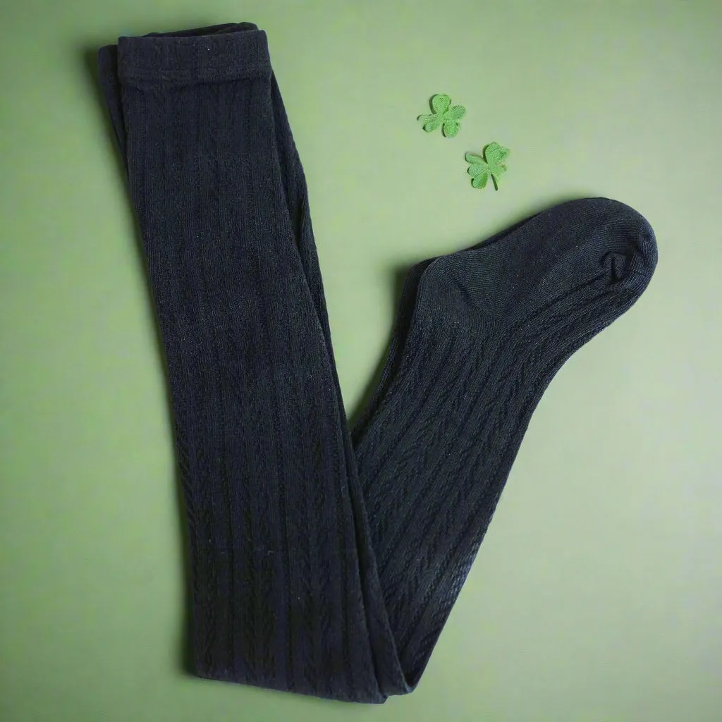 Little Love Bug Cable Knit Tights