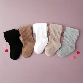 Little Love Bug Cable Knit Tights