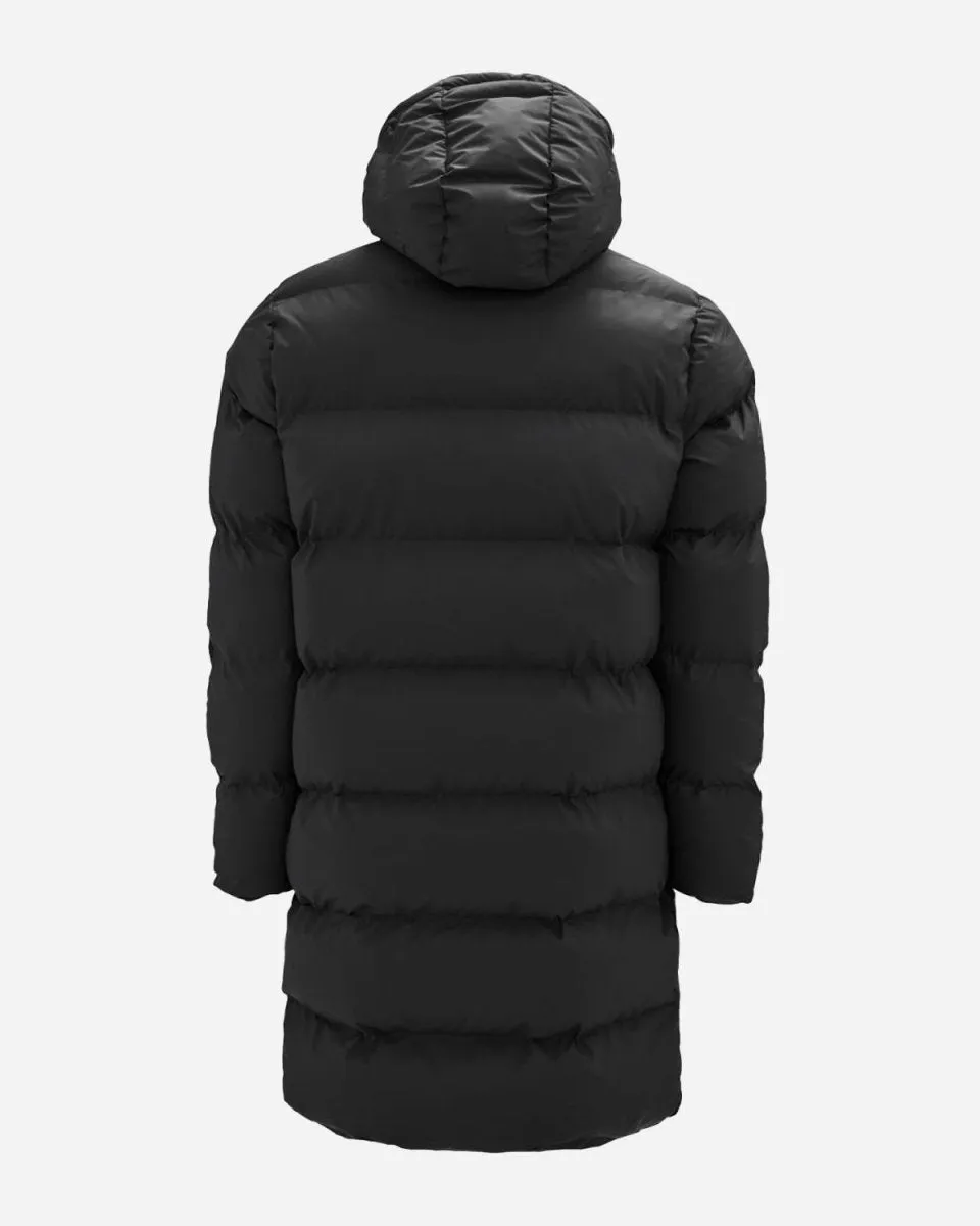 Long Puffer Jacket -  Black