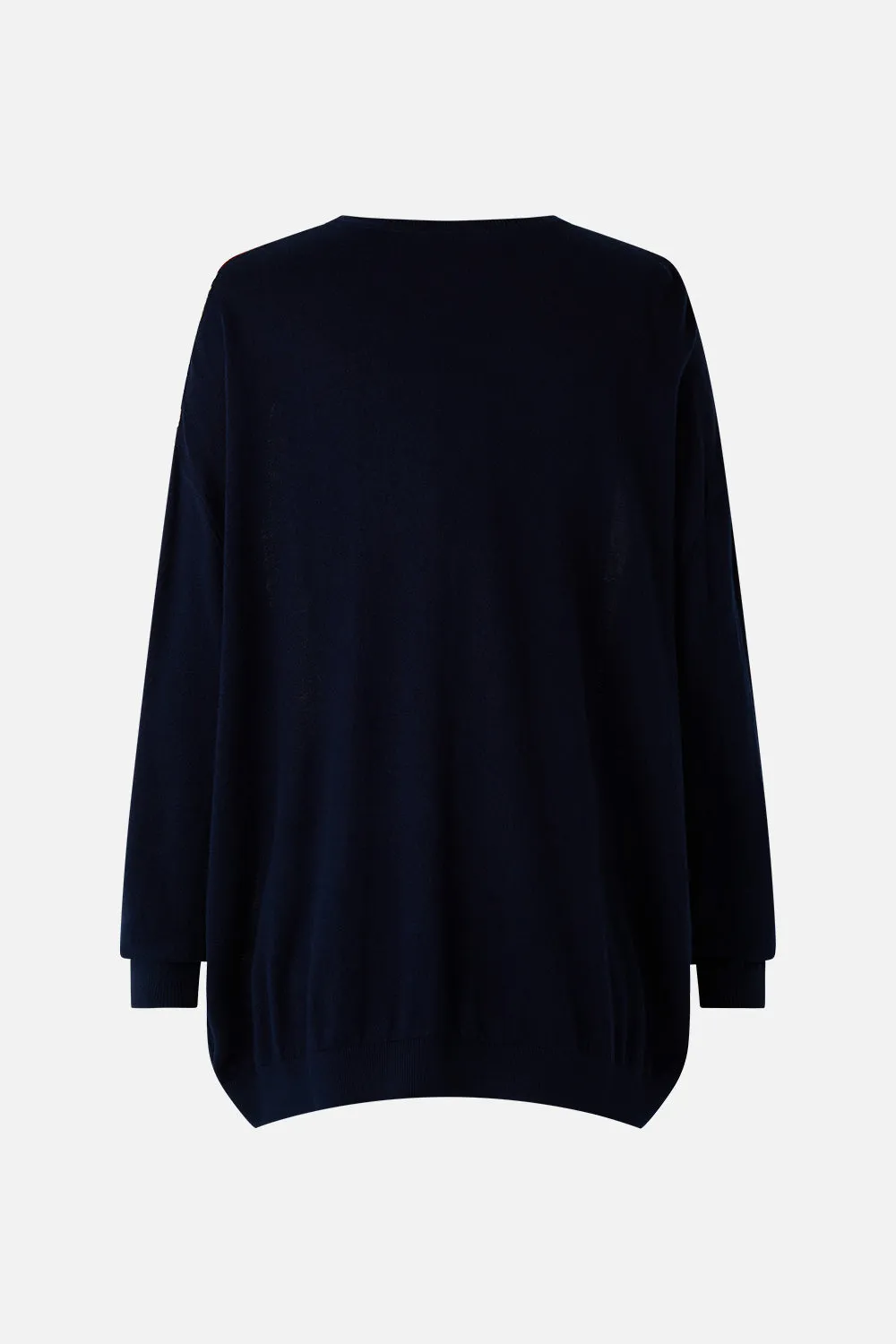 LONG SLEEVE JUMPER WITH PRINT FRONT PALACIO POETRY