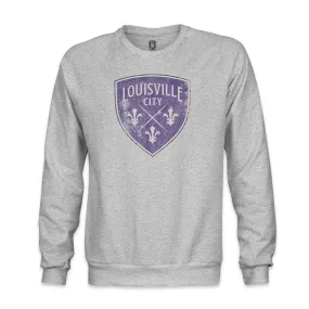 Louisville City FC Color Badge Crewneck Sweatshirt - Grey