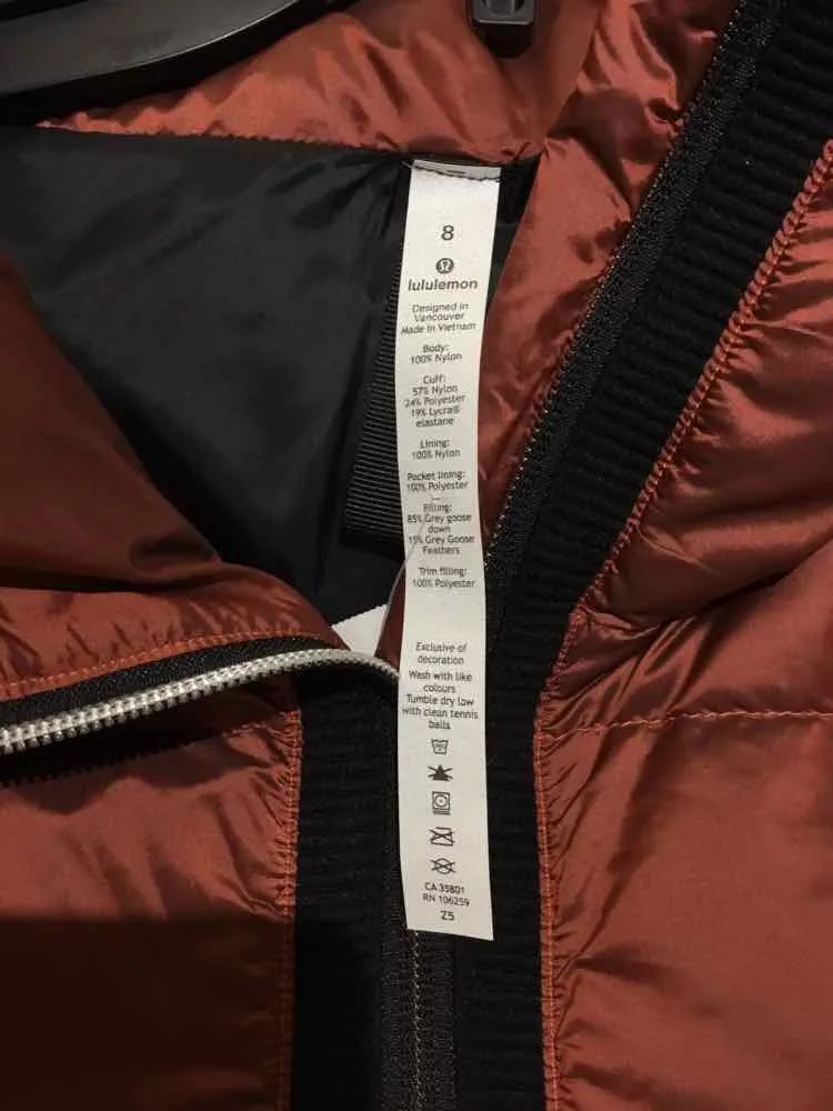 Lululemon Rust Size 8 Jacket