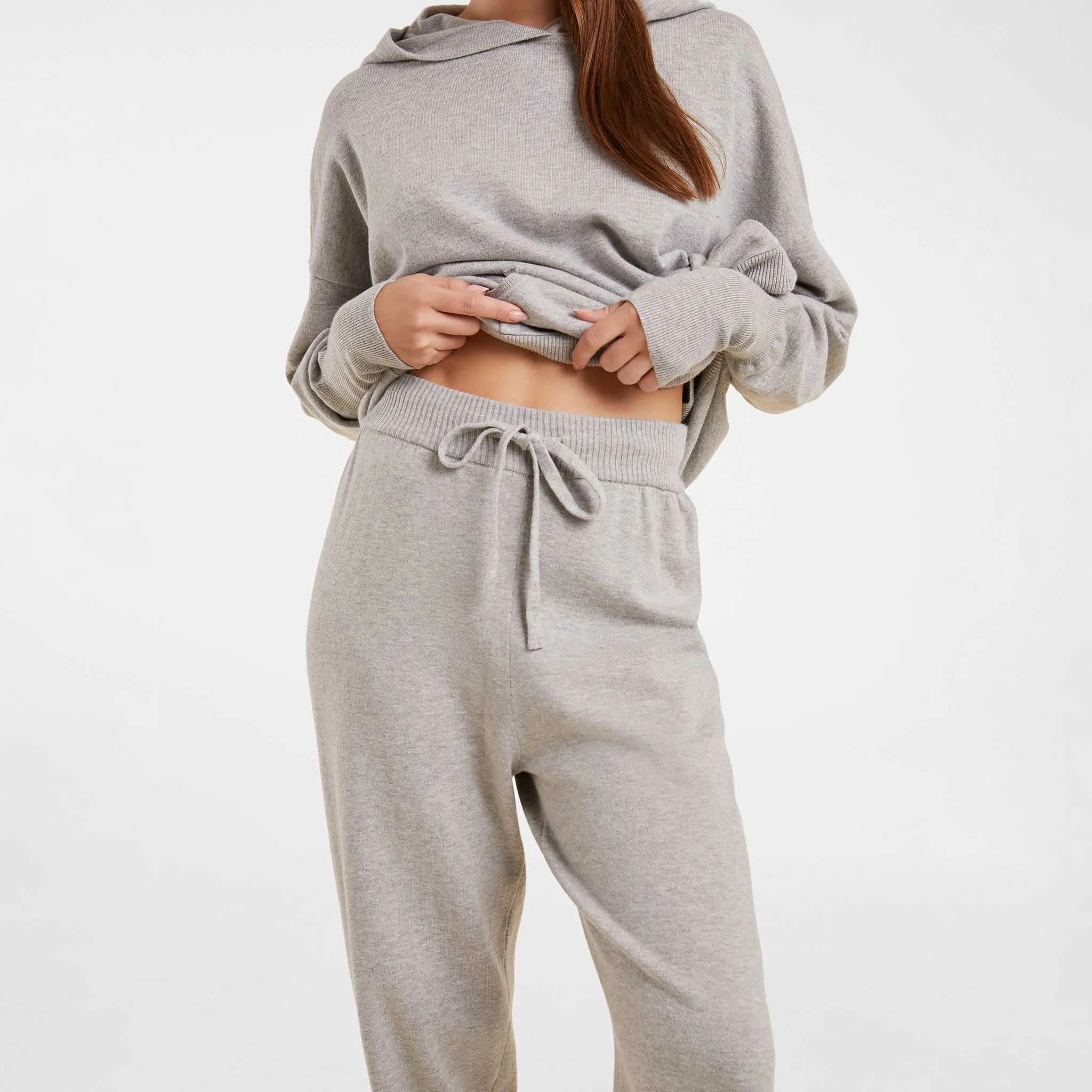 Luxe Knit Jogger | Heather Grey