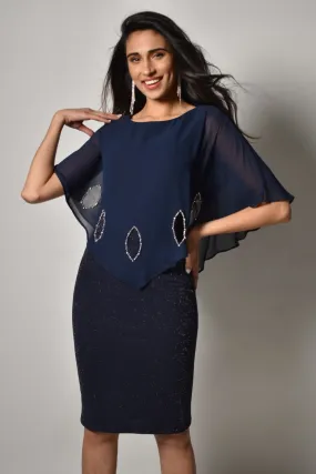Lyman Dress 219252-MS Midnight/Silver