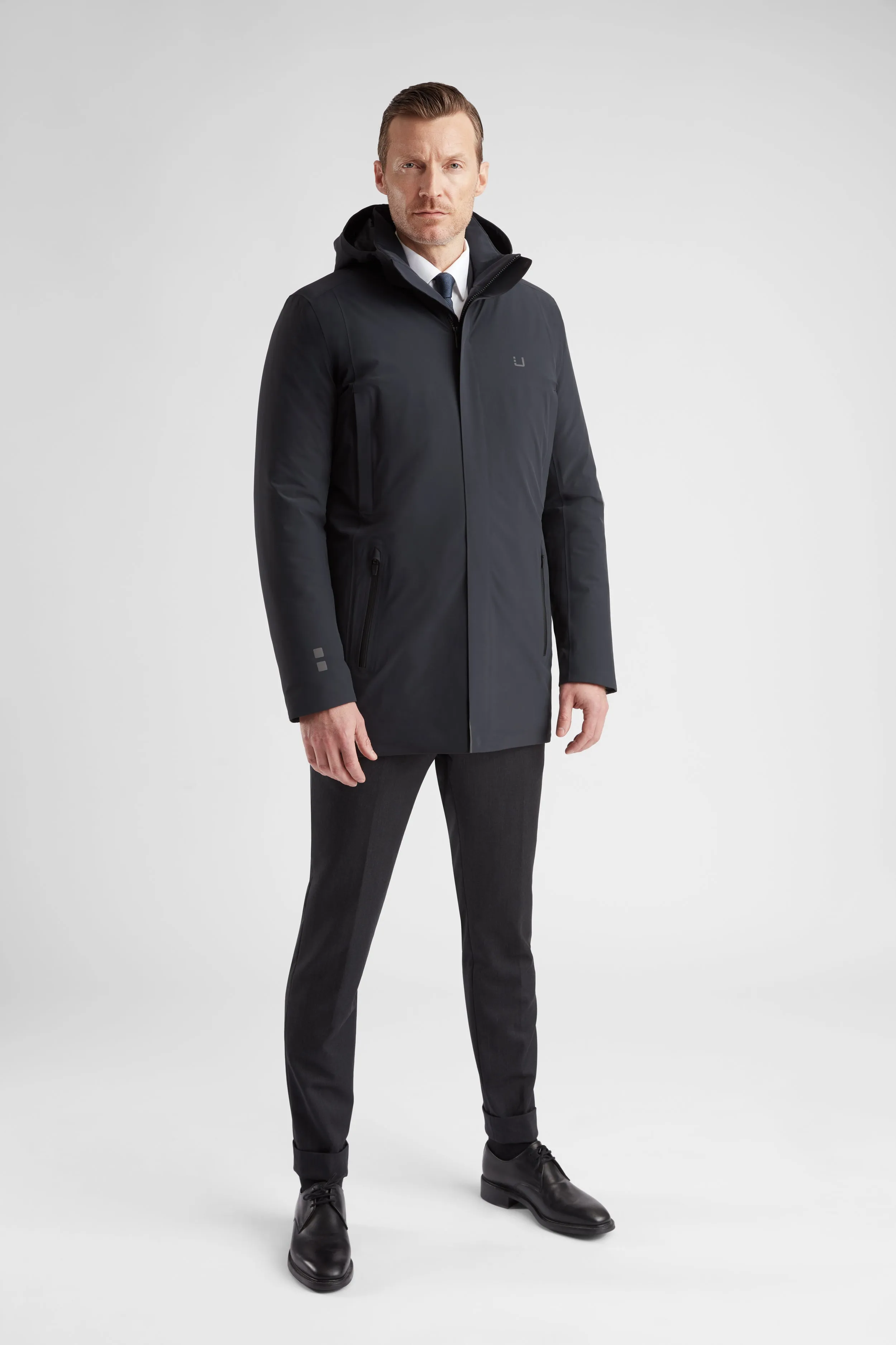 Men's UBR Regulator Parka Jacket Black Storm