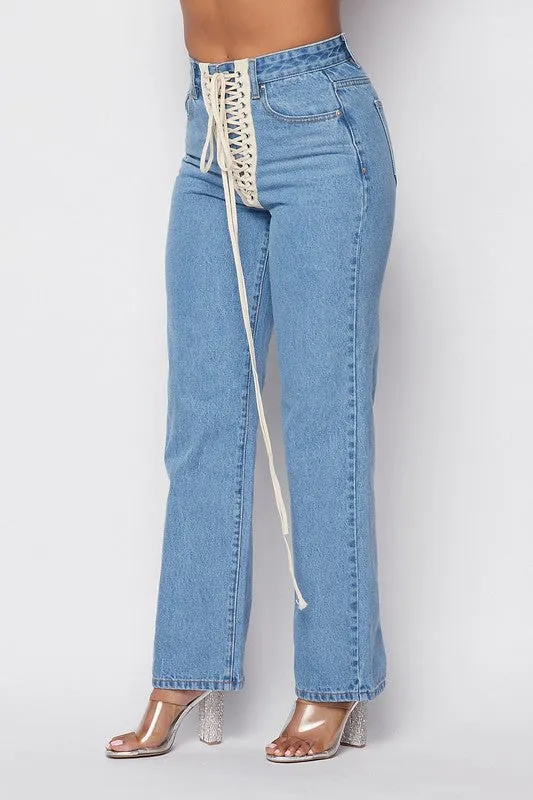 Millionaire Corset Lace Jeans