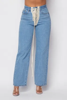 Millionaire Corset Lace Jeans